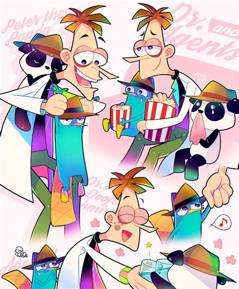 perry x doofenshmirtz|phineas and ferb perry hurt.